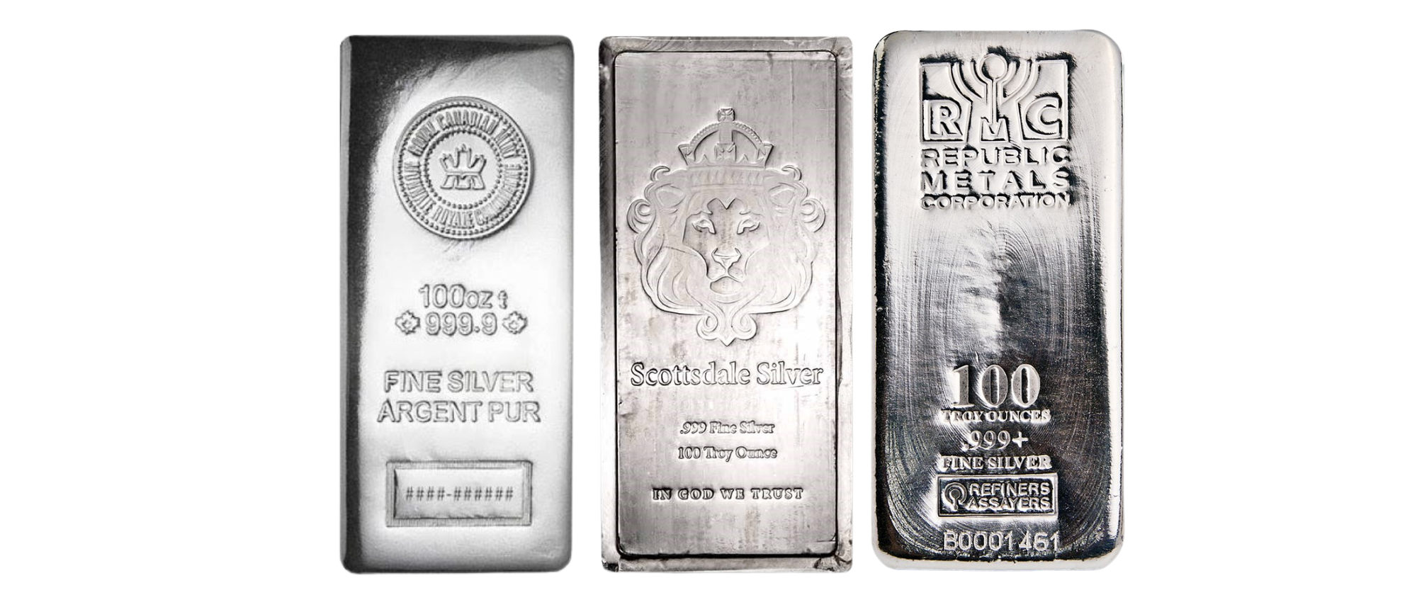 Silver 100oz Bars