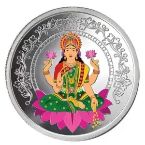 10g Lakshmi  Silver Color Coin (3)