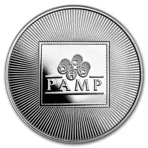 1oz PAMP Silver Rounds USA (5)