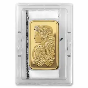 10oz PAMP Gold Bar - Fortuna Veriscan
