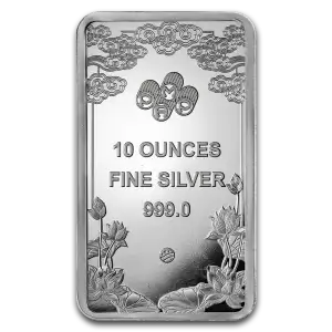 10oz PAMP Silver Minted Bar - Good Luck Dragon