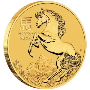 2026 1/20oz Australian Perth Mint Gold Lunar Series III: Year of the Horse (3)