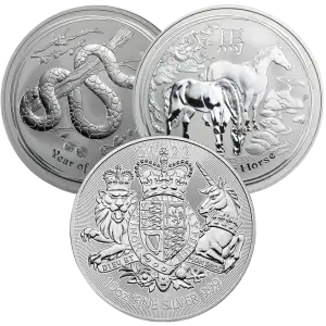10oz Generic Sovereign Silver Coin
