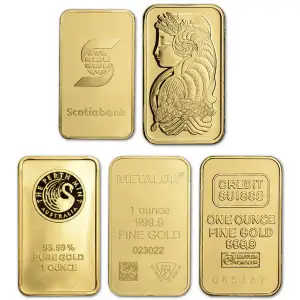 1oz Generic Gold Bar (2)