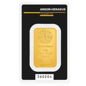 20g Argor-Heraeus Gold Minted Bar (2)