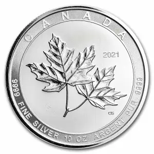 Any Year 10oz Canadian Silver Magnificent Maple Leaves [DUPLICATE for #1371] (3)