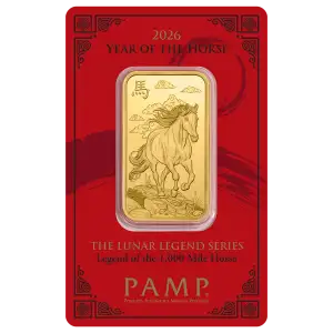 2026 1oz PAMP Gold Bar - Year of the Horse (3)